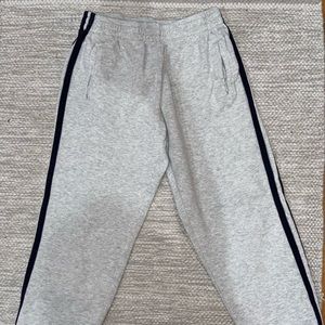 simple side-striped sweatpants